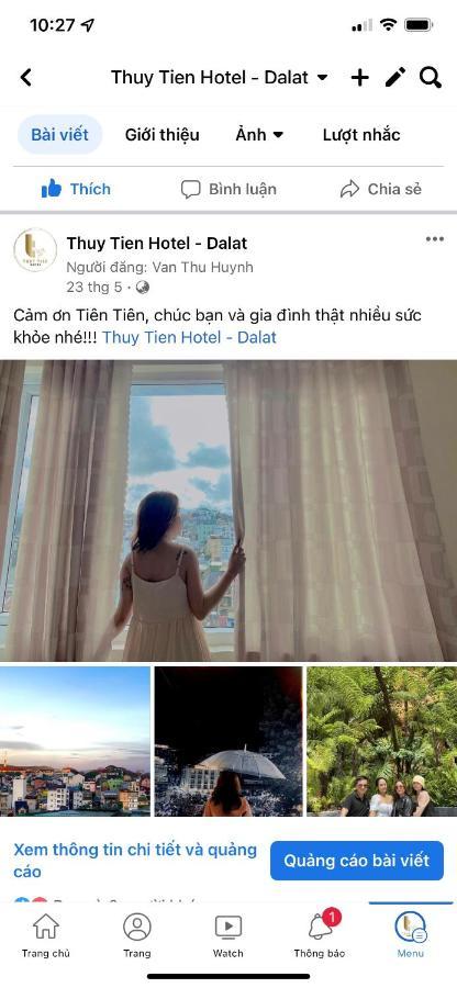 Hotel Khach San Thuy Tien Dalat Exterior foto